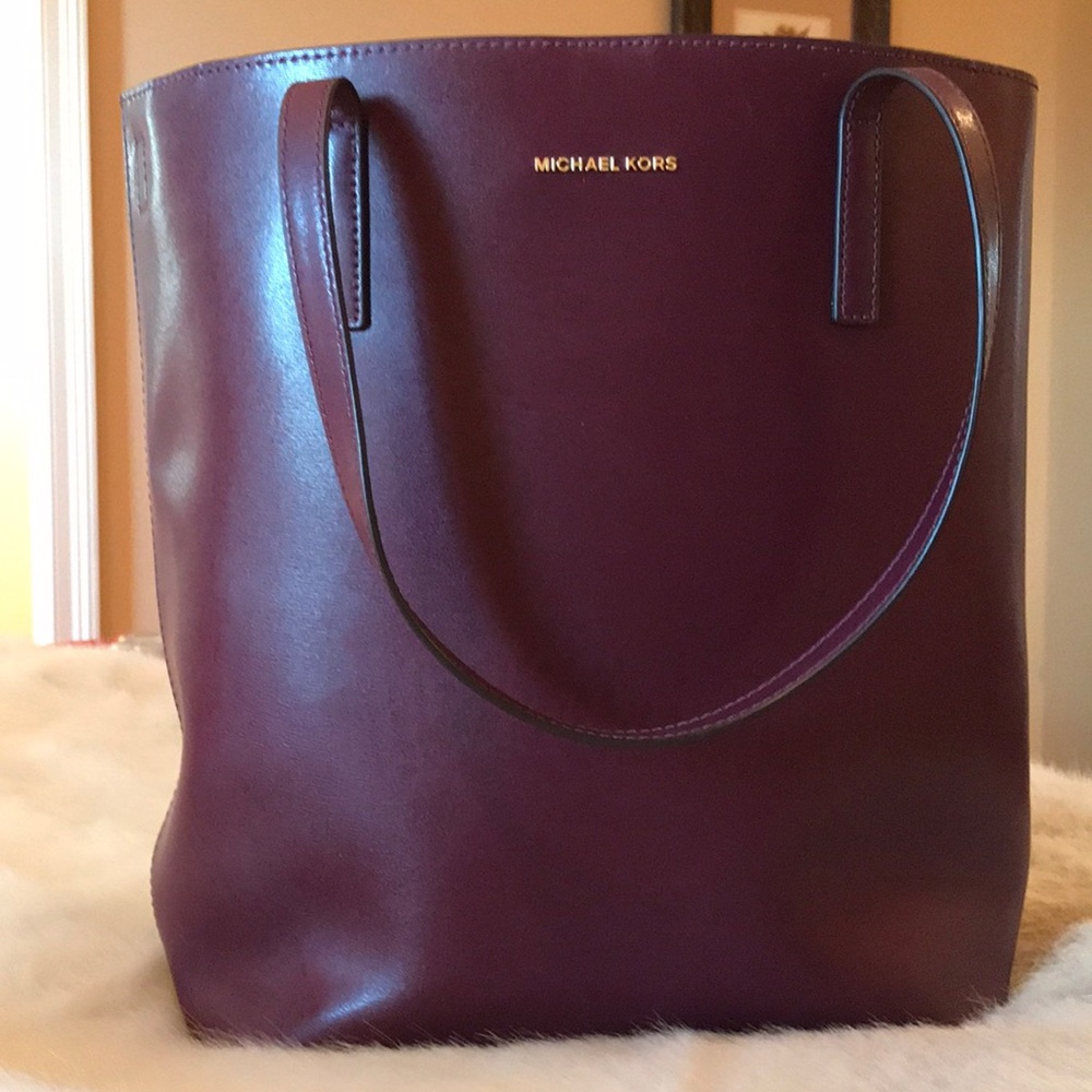Michael Kors dark plum bag